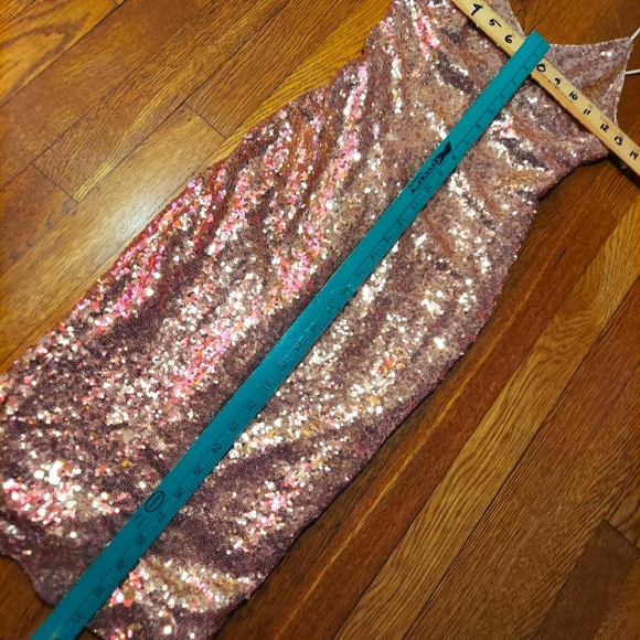 GOLD PARTY Sequin Bodycon Slip Dress 💕 - Picture 3 of 12